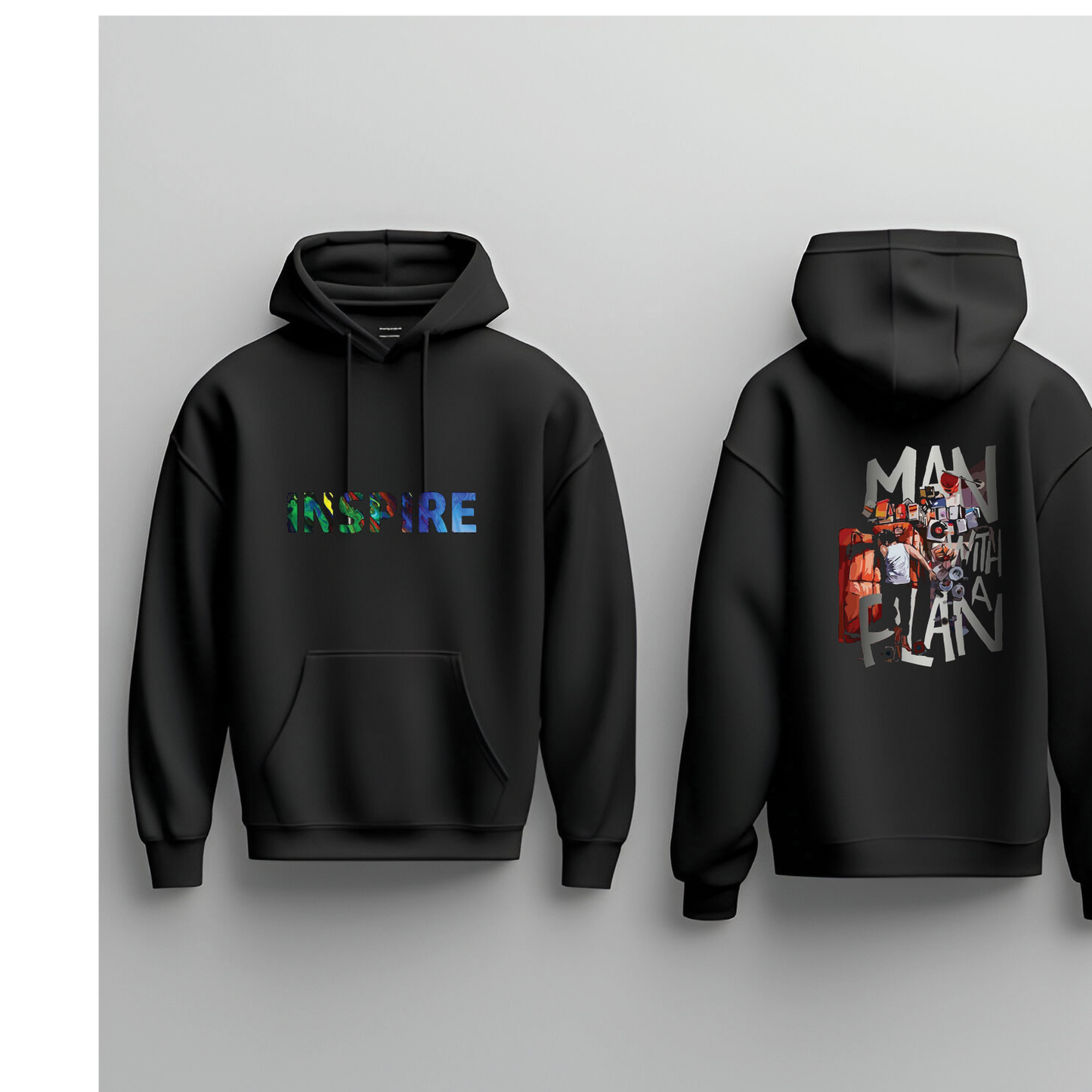 Inspire Printed Hoodie