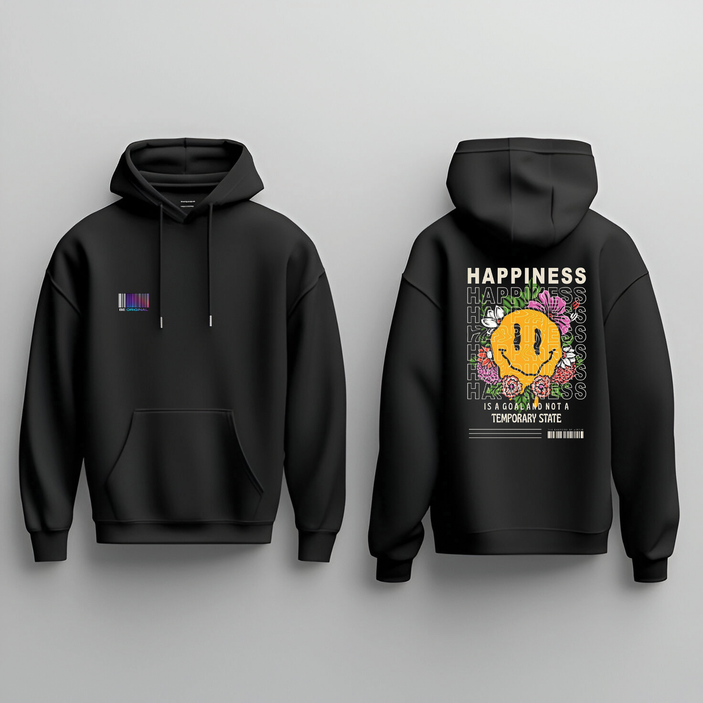 Happiness Printed Hoodie